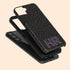 Custom 3D Initials Dark Leopard Galaxy Case - Centered